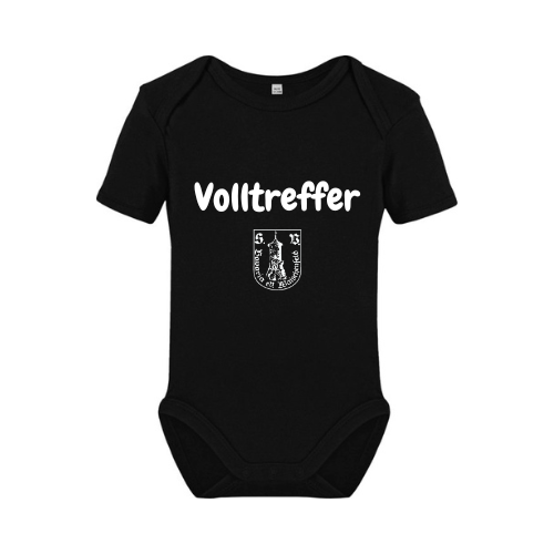 Kurzarm-Body "Volltreffer" Baby