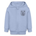 Bio Baby Zip Hoodie - Sky