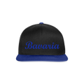 Snapback Cap - Schwarz/Königsblau