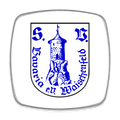 Viereckiger Kühlschrankmagnet - Weiß