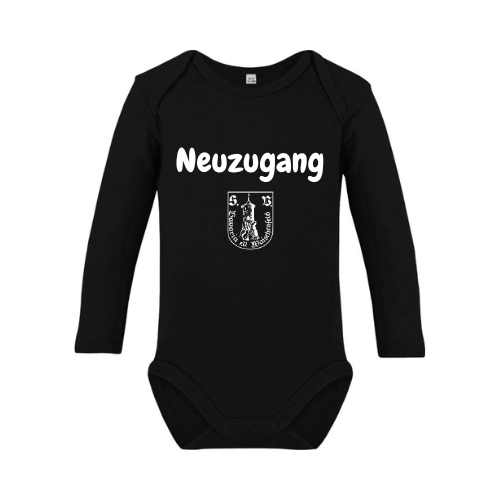 Langarm-Body "Neuzugang" Baby