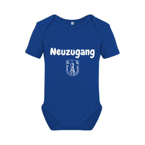 Kurzarm-Body organic "Neuzugang" Baby