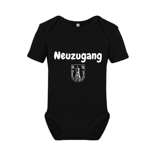 Kurzarm-Body organic "Neuzugang" Baby