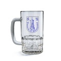 Bierkrug aus Glas